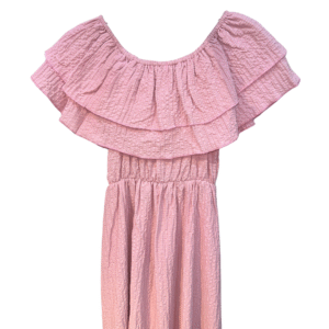 Off-shoulder ruffled dress, one size