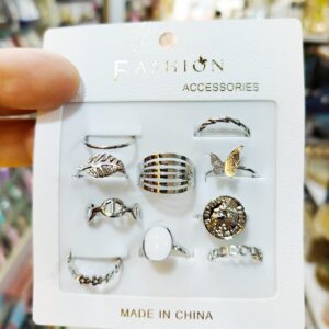 silver ring set